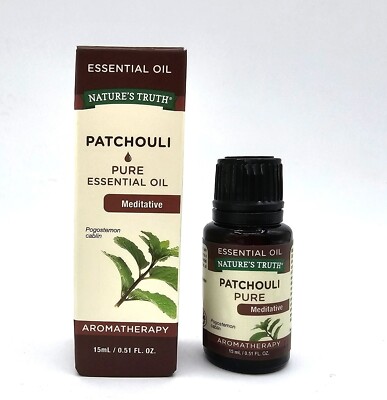 Natures Truth Patchouli Essential Oil - Meditative Aromatherapy 0.51 oz. NEW!