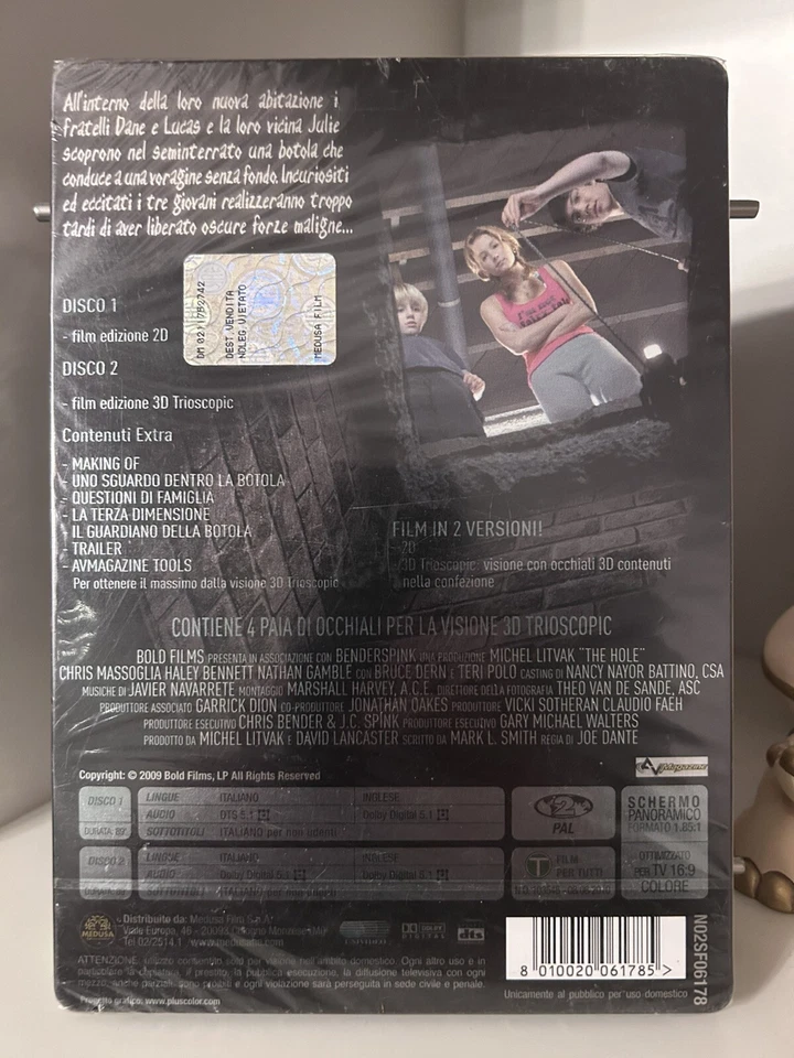 THE HOLE 2D + 3D DVD Steelbook - Nuova - Immagine 4 di 4