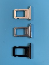 iPhone XR Original Nano Single Sim Card Holder Trays  Rubber Gasket Lot Of 3