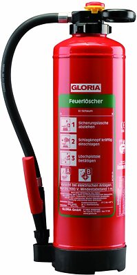 Feuerlöscher Gloria 6L Schaum PRO Variante  Wartung Neu