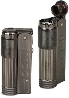 IMCO  Super Triplex 6700P, Logo, Gun Metall, Benzinfeuerzeug [TOP&NEU]