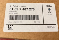 Genuine BMW G01 X3 Rear Wiper Blade F97 X3M SAV 61627407273