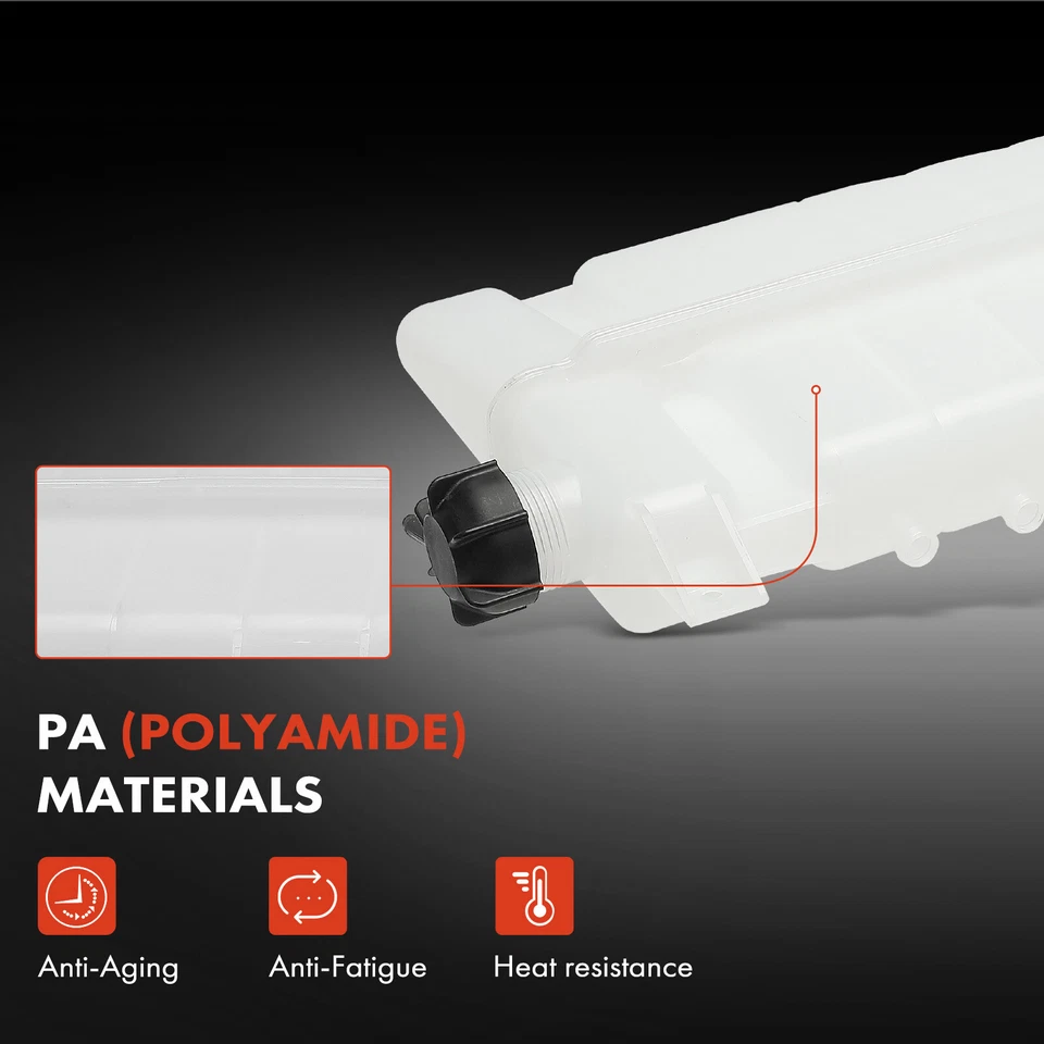 Tanque de depósito de refrigerante de alta resistencia con sensor para camión Volvo VNL VNM 08-18 Mack Foto 3 de 4