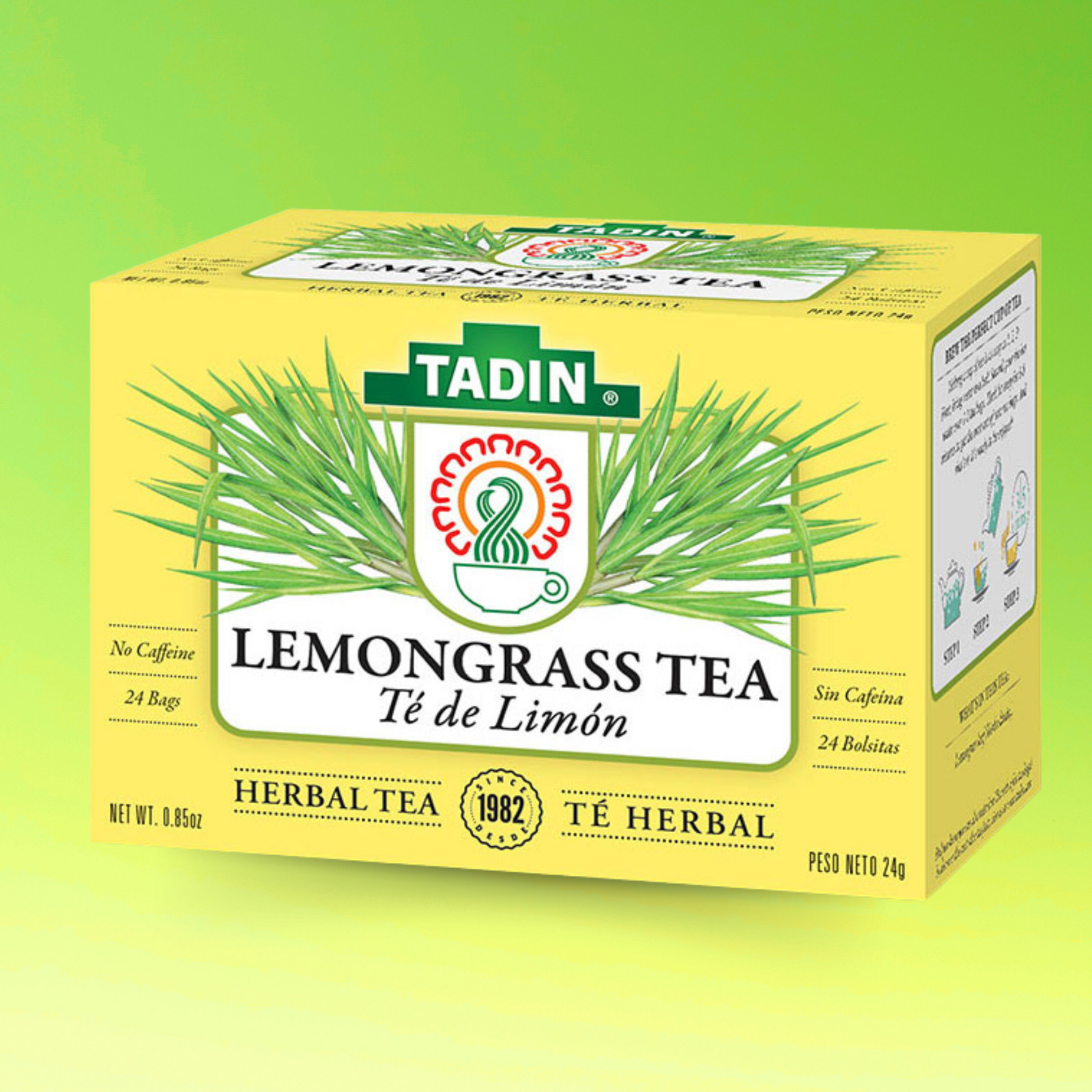 TADIN LEMONGRASS 24 BAGAS 0.85oz