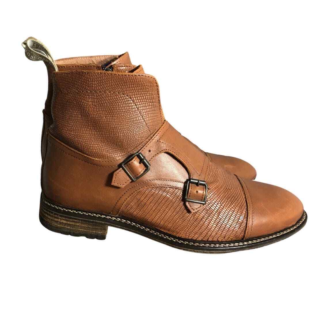 The Chelsea Boot Company Double Buckle Men's leather boot