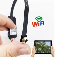 4K 1080P WiFi wireless HD video Audio silver screw camera DIY small recorder Cam