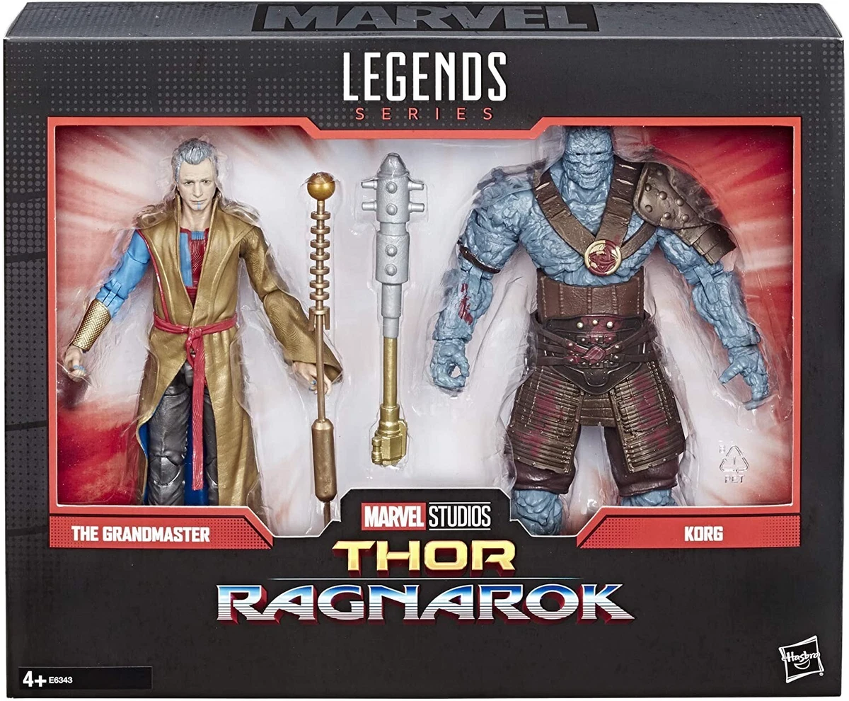 Marvel Legends 80Th Anniversary (Thor Ragnarok) Grandmaster e Korg