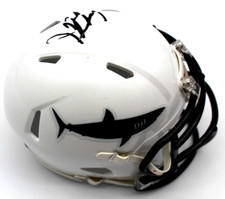LL Cool J Signed Miami Sharks Washington Mini Football Helmet w/Beckett BP30411