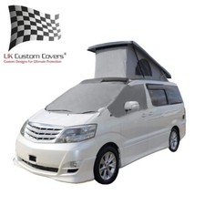 Toyota Alphard Screen Wrap Frost Cover Windscreen Tailored Deluxe Grey 655