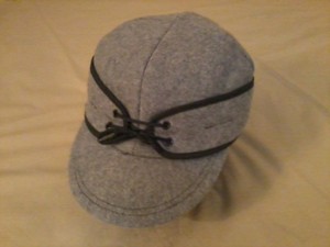wool railroad cap