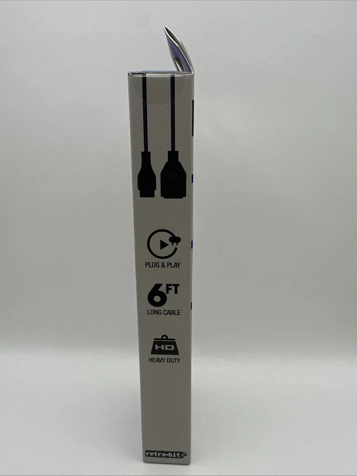 6 Feet Controller extension cable for the Sega Genesis system  (Retro-Bit) New!! - Image 3 of 4