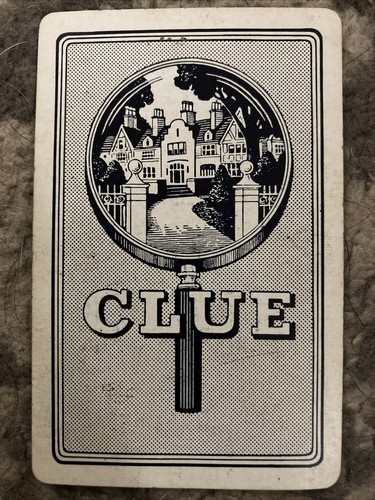 Original Clue Brettspiel Professor Plum Ersatzkarte von 1949 Vintage Antik - Bild 2 von 2