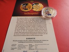 * Aschenputtel *Grimm Märchen*Medaille/PP Coloriert * ca40mm(KOM)