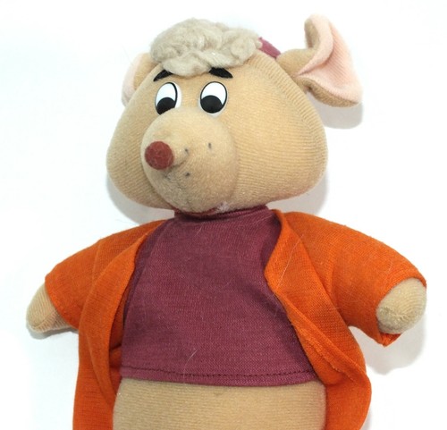 Vintage Disney Jaq Plush Cinderella Mouse Mice Stuffed Animal 8" Tall Doll Toy - Picture 11 of 12