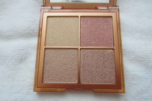 NIB Huda Beauty Mini Glow Obsessions Highlighter Face Palette in MEDIUM Full Sz - Picture 2 of 2