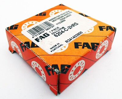 FAG Rillenkugellager 6204-C-2HRS 6204C2HRS 20x47x14mm -unused/OVP-