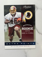 2012 Playoff Prestige Extra Points Blue #216 Alfred Morris /999 Redskins Card