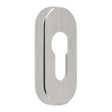 Mila Pro-Linea Narrow Escutcheon for UPVC Euro Profile Door in Pair