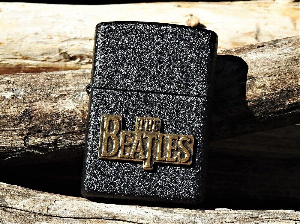 Zippo Lighter - The Emblem - John Lennon, Paul McCartney, George &amp; Ringo | eBay