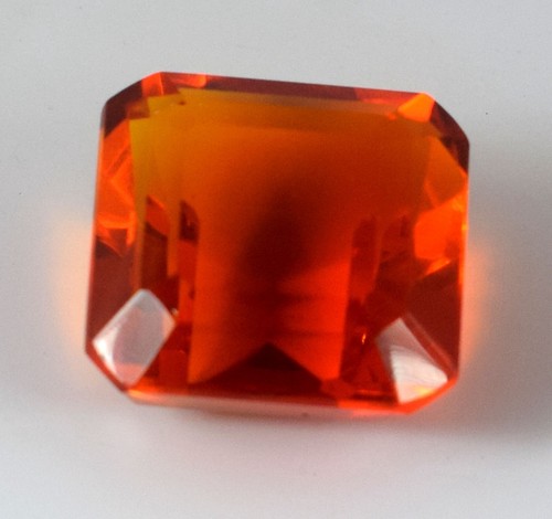 Brazilian Orange Topaz 37.55 Ct Octagon Gemstone Certified B88554 Bumper Sale - Picture 4 of 6