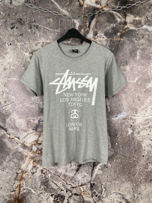 Men's Stussy T-Shirt Streetwear Size Medium | eBay