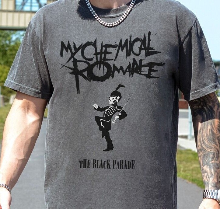 My Chemical Romance Black Parade T-Shirt on Vintage Black Comfort