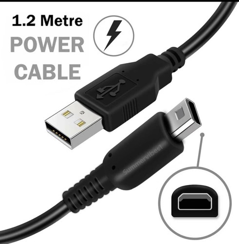 Cable de alimentación USB de carga para Nintendo 3DS/3DS XL/DSI/DSI XL 1,2 M alta calidad Reino Unido - Imagen 2 de 5