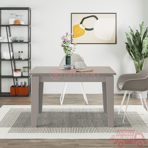Tavolo allungabile Megaron tortora light mocha 120x80 cm - Foto 5 di 7