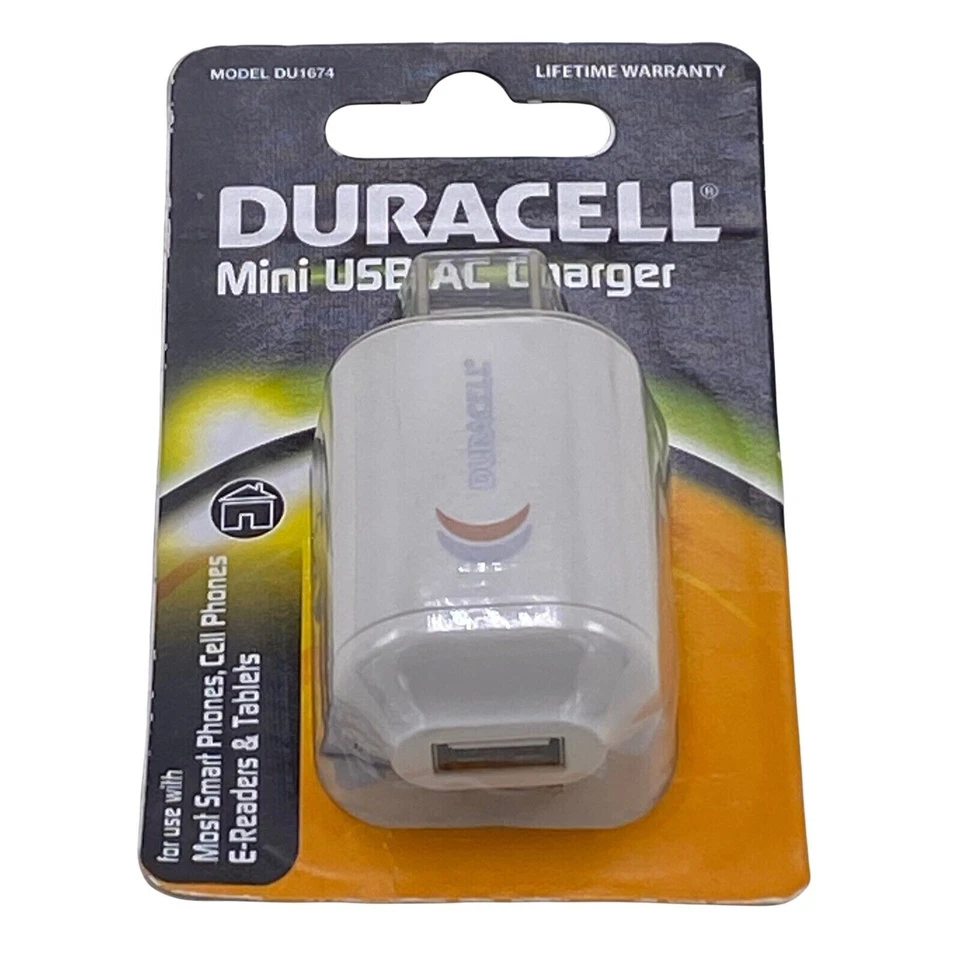 Duracell White USB AC Charger Power Adapter for Phones Tablets - Image 4 of 4