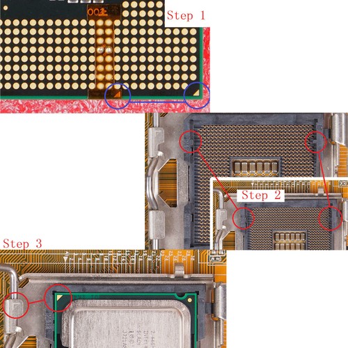 100 x Adapter LGA 771 auf 775 XEON Mod auf Core 2 QUAD CPU - Mod Sticker - Bild 2 von 3