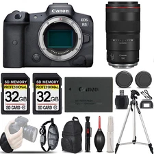 Canon EOS R5 Mirrorless Camera +100mm f/2.8 L Macro IS USM Lens -LOADED KIT