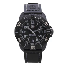 Luminox Coronado 44mm Series 3020 Carbon Black Dial Quartz Mens Watch XS.3021