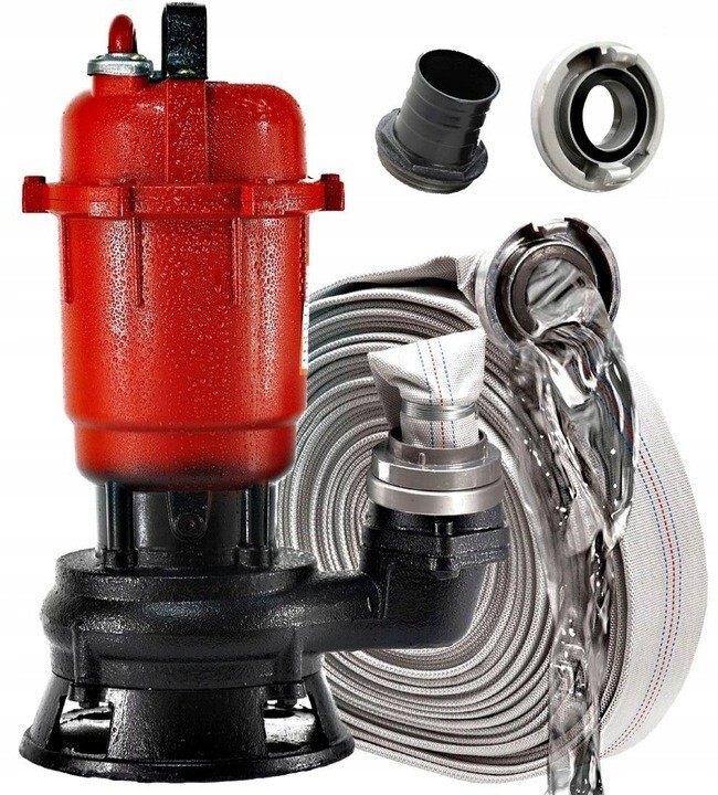 Pompe fosse septique broyeuse 750W avec tuyau flexible de 20 mètres