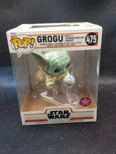 Grogu Macy's Thanksgiving Day Parade 5" Funko Pop #475 Star Wars Mandalorian NIB