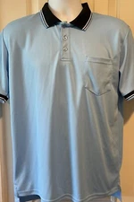 Murray Sporting Goods Blue Polyester Umpire Polo Shirt - Adult Small