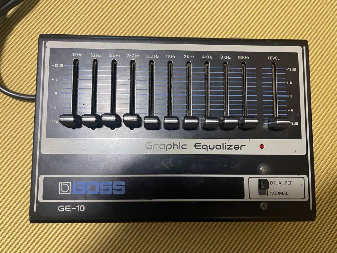 BOSS GE-10 EQ Vintage Guitar Effect Pedal Graphic Equalizer