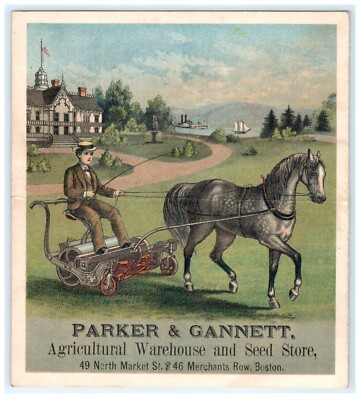 Park & Gannett Warehouse & Seed Store Agricultural Excelsior Mower