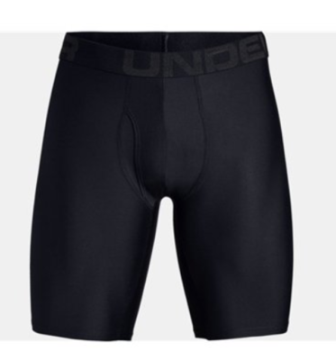 アンダーマン Under Armour 2-Pack Tech Mesh 9-inch Boxer Briefs Black Men's Size