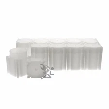 CoinSafe Half Dollar Square Coin Storage Tube Holders for Half Dollars Qty: 10
