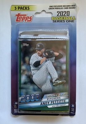 2020 Topps Series 1 Blister w/ Exclusive Decades' Best 2000s Andy Pettitte Card