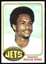 1976 Topps Roscoe Word  Rookie  #488 New York Jets
