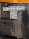Vintage sz 12 Josephine Chaus Black & White Lined Silk & Viscose side zip Skirt  — photo 5