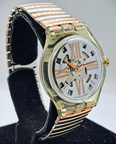 Swatch Automatic Watch The Originals SAK107 "Copper Rush" - 1992 - Vintage - - Picture 2 of 24