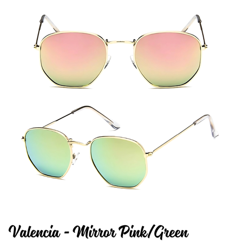 Sunglasses Sunnies Mirror Cat eye Rimless Black Silver Pink Rose Gold - Picture 25 of 25