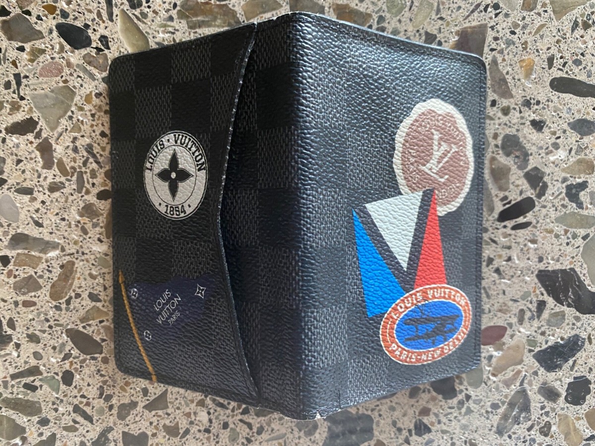 LOUIS VUITTON Damier Graphite Canvas LV League Pocket Organizer