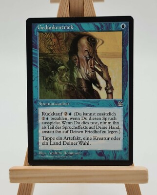 Gedankentrick Felsenburg  Magic Karte MTG   deutsch  (Mind Games)