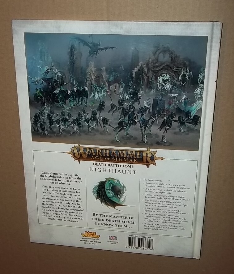 Battletome Nighthaunt Warhammer Age Of Sigmar 4ème édition - Neuf, En Anglais