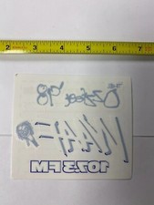 Ozzfest 1998 Ozzy Osbourne WAAF Window sticker promo Rare