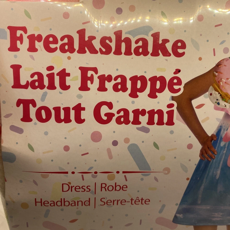 Freakshake Woman's Halloween Costume Donut Cake Milkshake Candy Size Medium 8-10 Foto 4 de 4