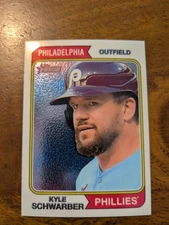 2023 Topps Heritage #174 Kyle Schwarber Chrome #/999